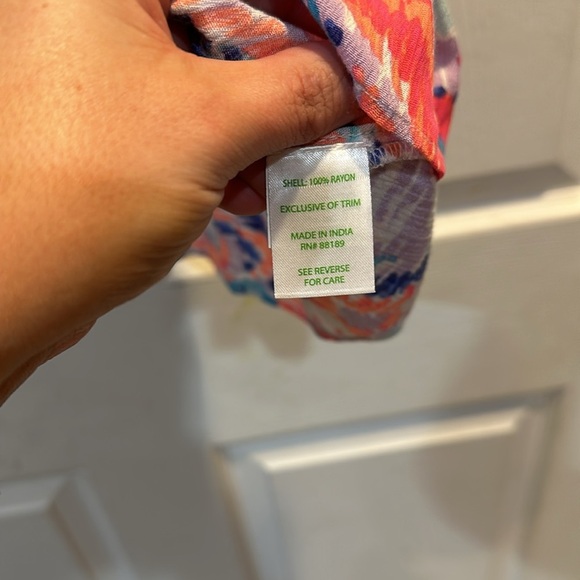 Lilly Pulitzer Joelle Smocked Tassel Trim Dress XXS - Picture 9 of 9